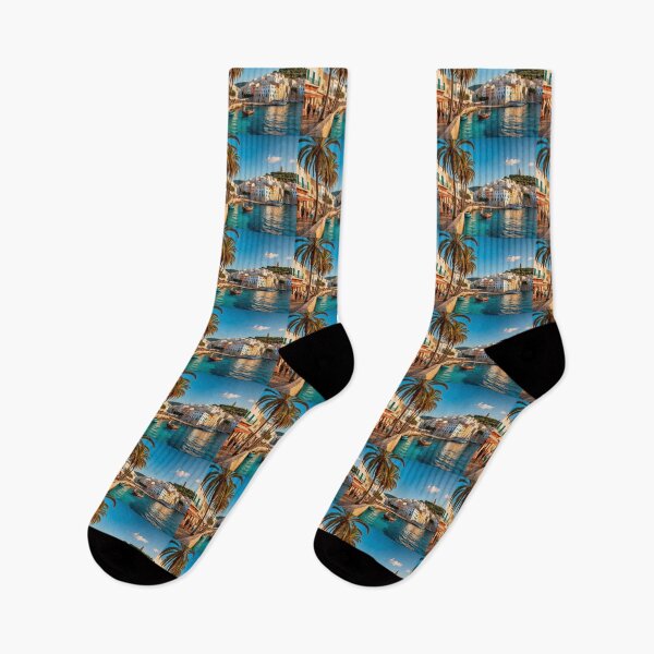 Item preview, Mediterranean coastal village designed and sold by aLusitana.
