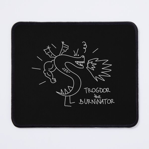 Item preview, Trogdor the Burninator Black designed and sold by ChuckleApparel.