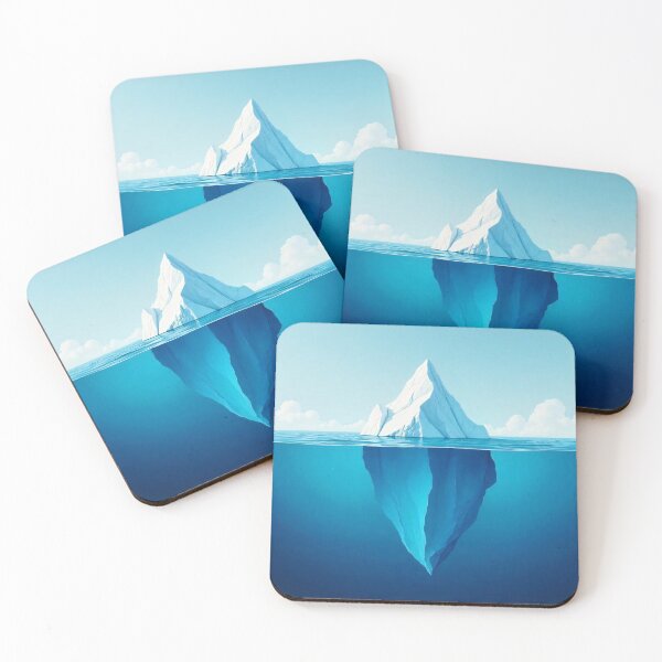 Item preview,  Iceberg Illustration in the Ocean designed and sold by hjian8219.