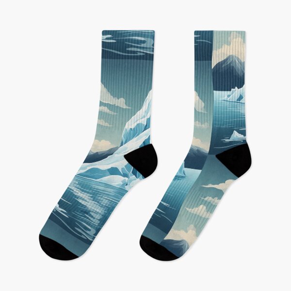 Item preview,  Iceberg Illustration in the Ocean designed and sold by hjian8219.