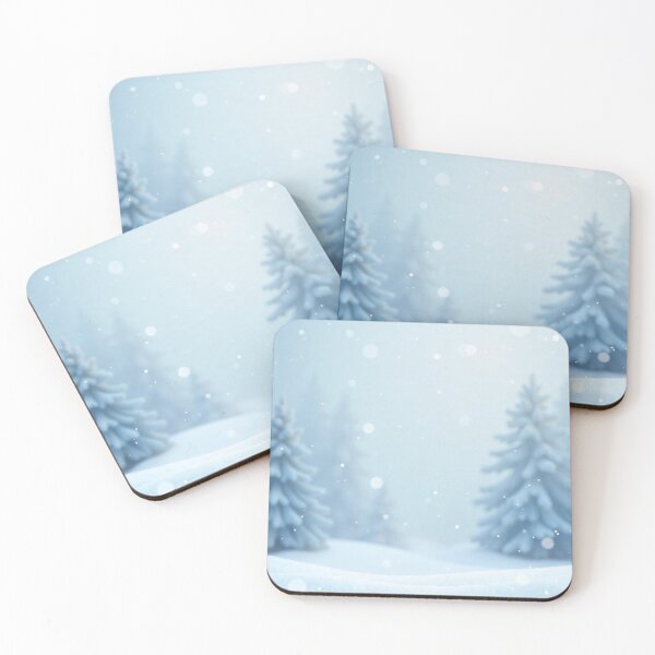 Item preview, Enchanting Christmas Snow Landscape Illustration designed and sold by hjian8219.