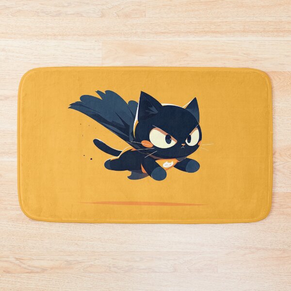 Item preview, Supercat: Playful Hero in Minimalist Style designed and sold by Windy-market.