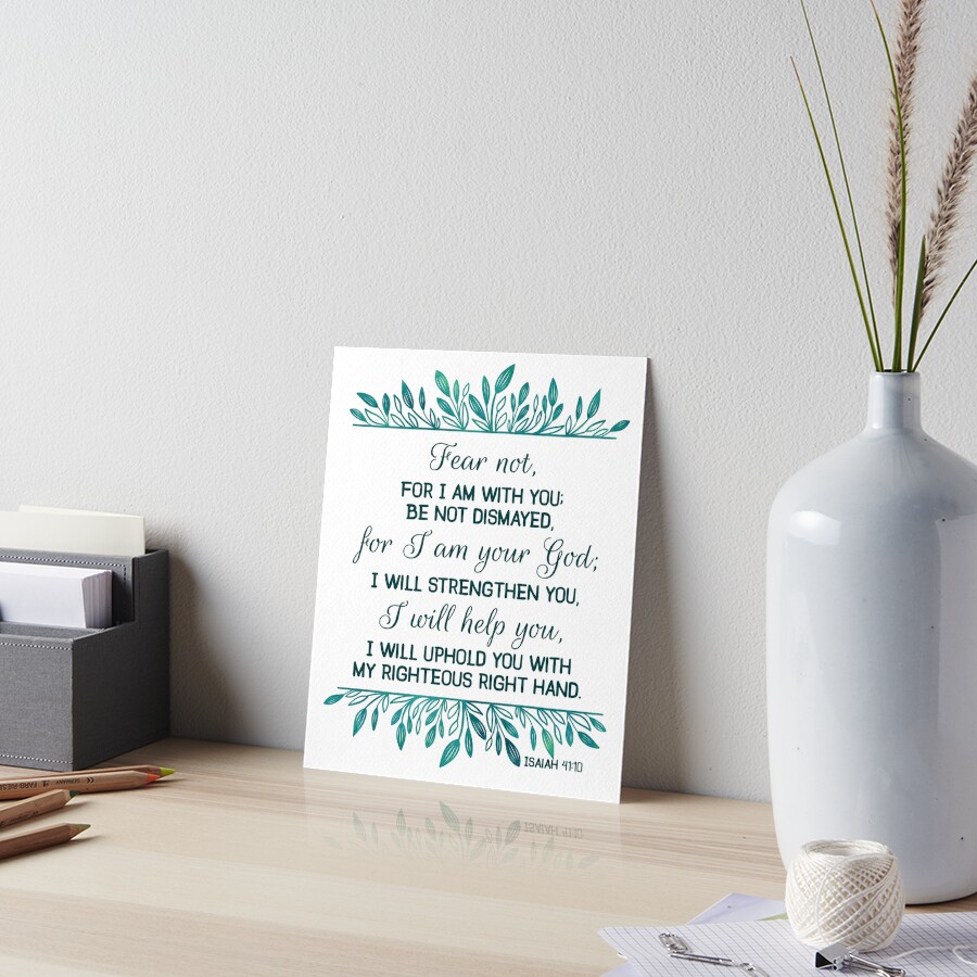 Item preview, Art Board Print designed and sold by PraiseQuotes.
