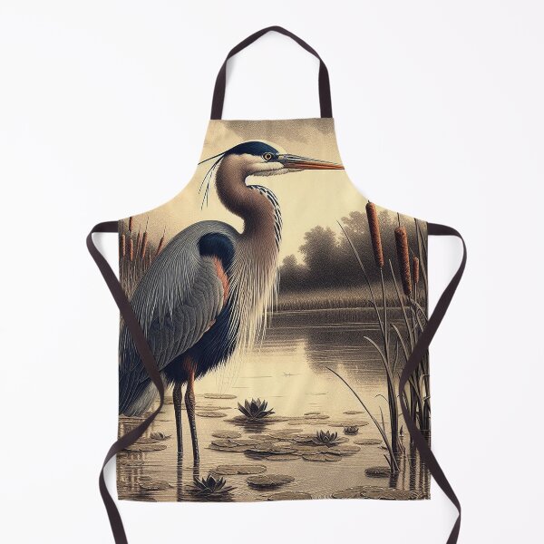 Item preview, Heron in the Weeds designed and sold by Foxlindesigns.