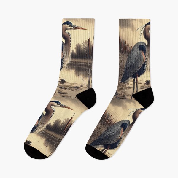 Item preview, Heron in the Weeds designed and sold by Foxlindesigns.