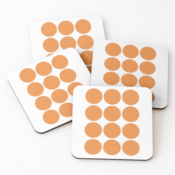 Item preview, Orange dots on white background  designed and sold by OwenEnterprises.