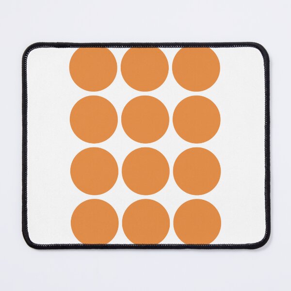 Item preview, Orange dots on white background  designed and sold by OwenEnterprises.