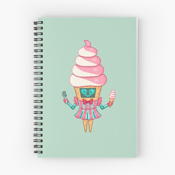 Item preview, Ice cream parlor robot girl  designed and sold by dahlia-autumn.