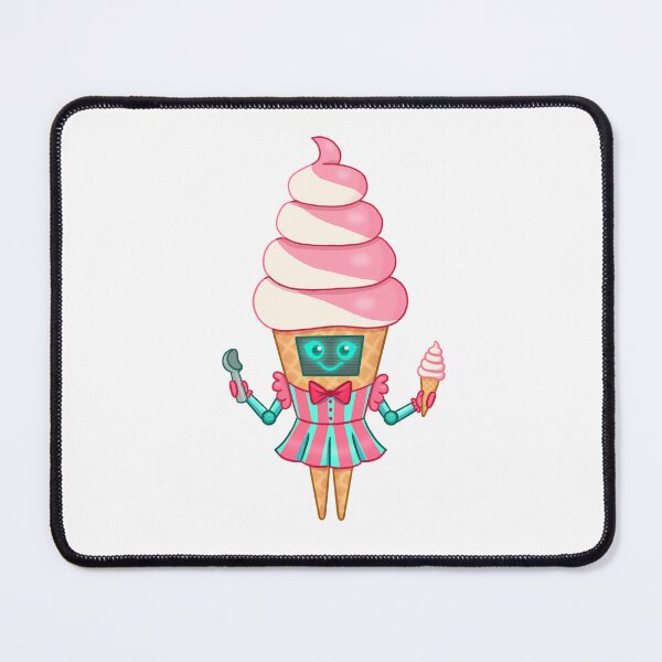 Item preview, Ice cream parlor robot girl  designed and sold by dahlia-autumn.