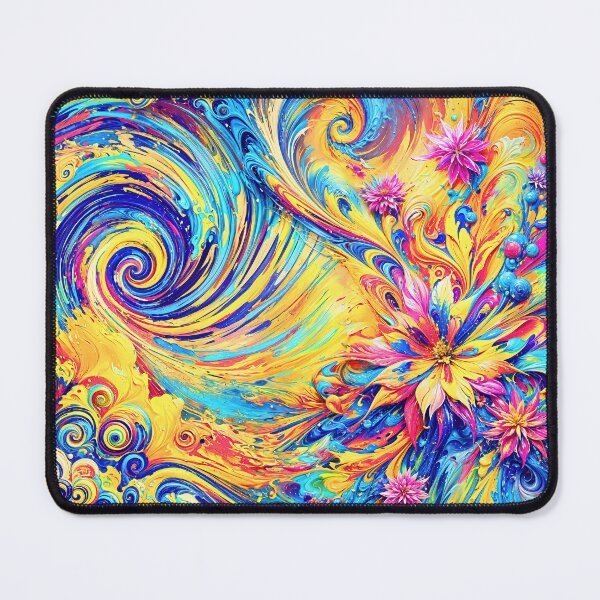 Item preview, Vibrant Swirls of Abstract Expression designed and sold by blackhalt.