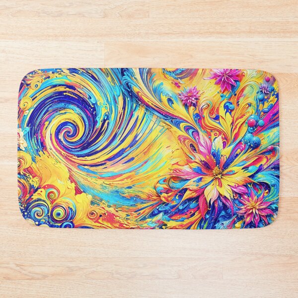 Item preview, Vibrant Swirls of Abstract Expression designed and sold by blackhalt.