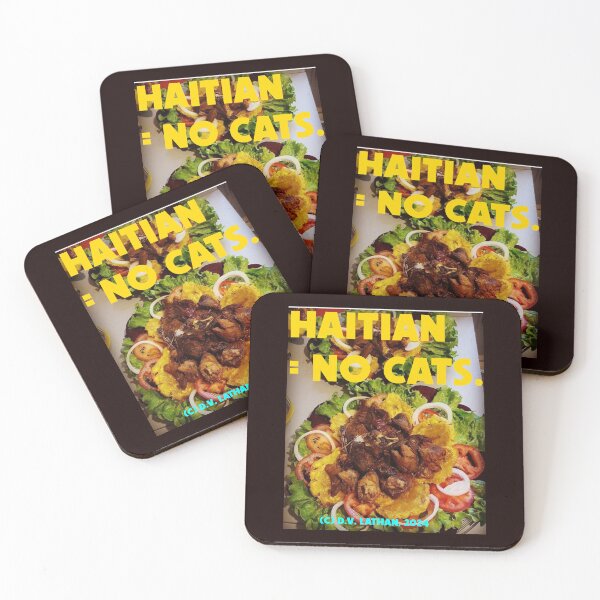 Item preview, Haitian = No Cats designed and sold by Radicomics.