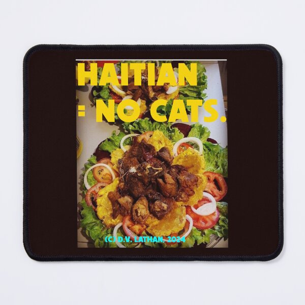 Item preview, Haitian = No Cats designed and sold by Radicomics.