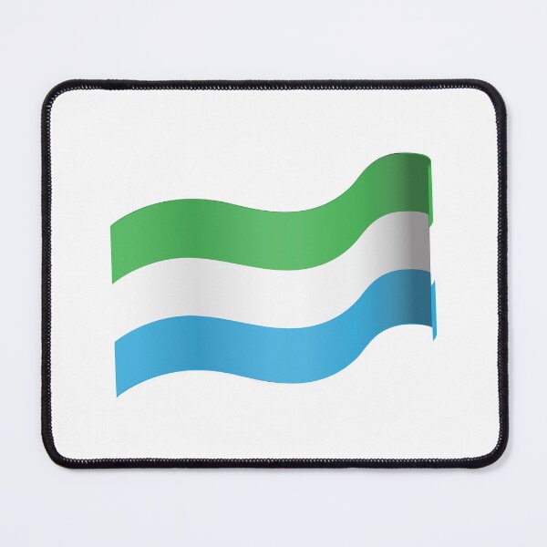 Item preview, Sierra Leone Flag designed and sold by HarveyHandcraftsandDesigns.