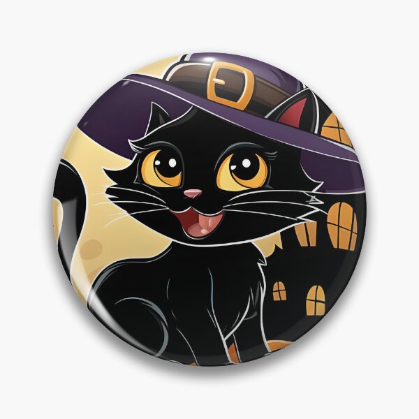 Item preview, Halloween cat in wizzard hat 02 designed and sold by kjp-design.