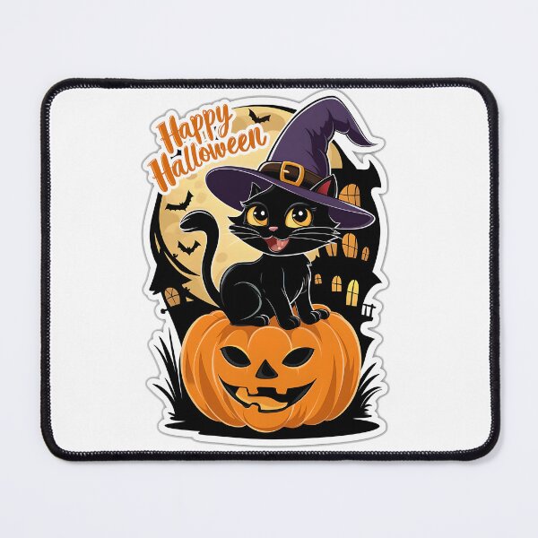 Item preview, Halloween cat in wizzard hat 02 designed and sold by kjp-design.