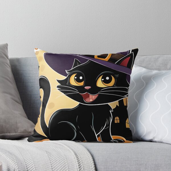 Item preview, Halloween cat in wizzard hat 02 designed and sold by kjp-design.