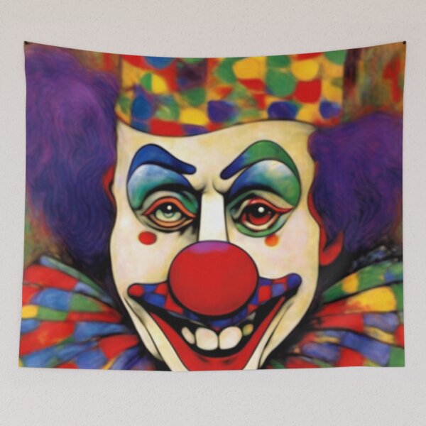 Item preview, Psycho Clown Art designed and sold by TheDarkWardrobe.