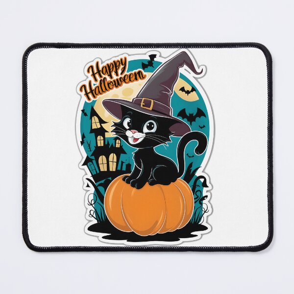 Item preview, Halloween cat in wizzard hat 03 designed and sold by kjp-design.