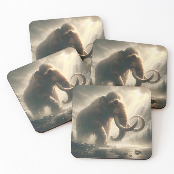 Item preview, Majestic Ice Age Mammoth in Sunlight designed and sold by CitrineLinker.