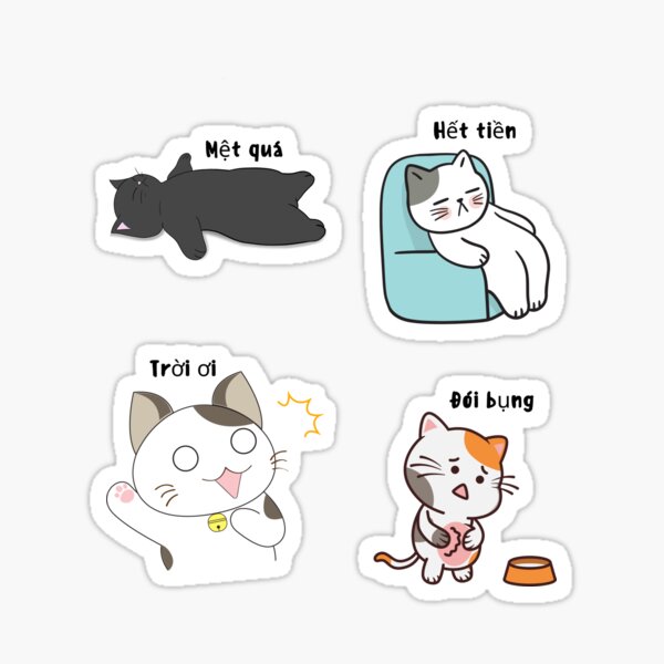 Item preview, Vietnamese Cute Sticker Pack - Vietnamese Sticker Pack designed and sold by Lightinyoushop.
