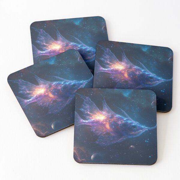 Item preview, Fish swimming in the Milky Way designed and sold by SheldonLin.