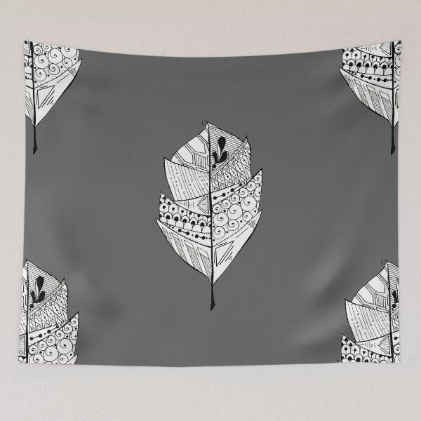 Item preview, Pattern feather designed and sold by hEr-Encre.