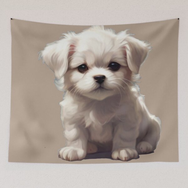 Item preview, The Adorable Bishon Frise Puppy designed and sold by GWEverything.