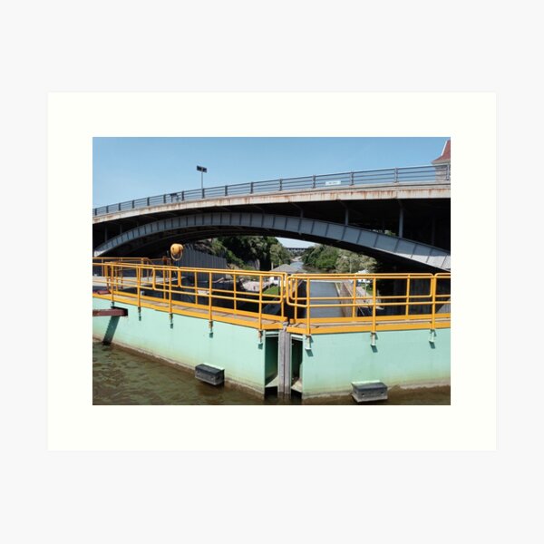 Item preview, Erie Canal Locks Under Pine Street  designed and sold by SCTBUFFALOPHOTO.