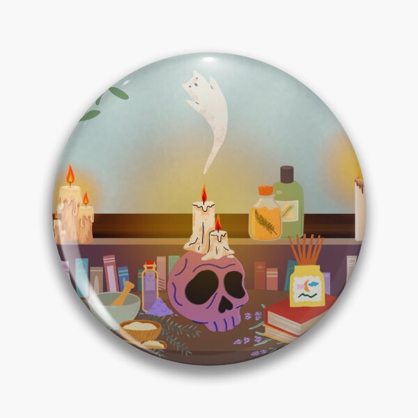 Item preview, Peaceful Apothecary Shop Scene designed and sold by alykalydaly.