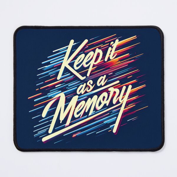 Item preview, Keep it as a memory, typography designed and sold by maxmaj.