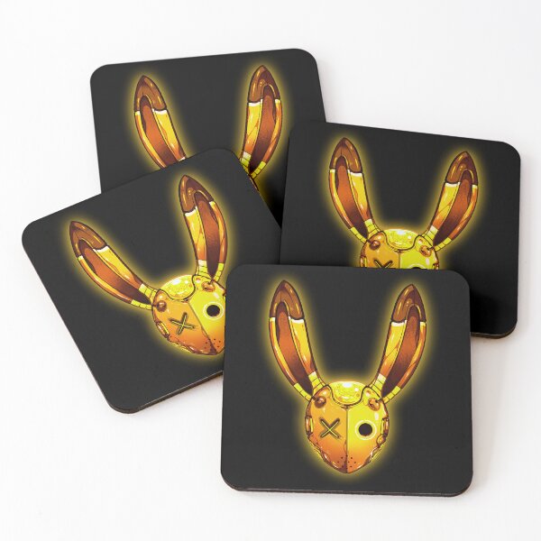 Item preview, Golden Futuristic Masked Rabbit designed and sold by SephGrave.