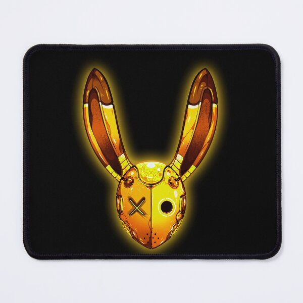 Item preview, Golden Futuristic Masked Rabbit designed and sold by SephGrave.