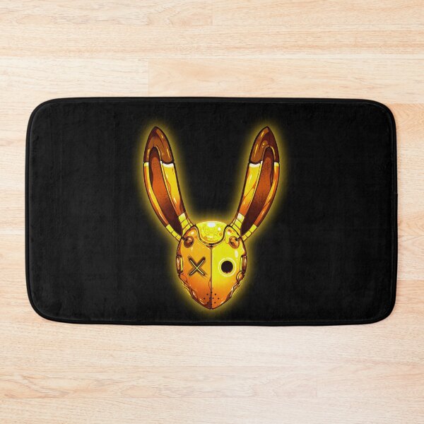 Item preview, Golden Futuristic Masked Rabbit designed and sold by SephGrave.