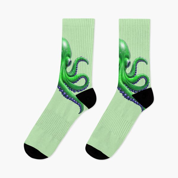 Item preview, The Green Fantasy Octopus designed and sold by TheArtOfPat.