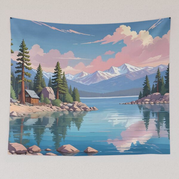 Item preview, Lake Tahoe Painting designed and sold by WildlifeInc.