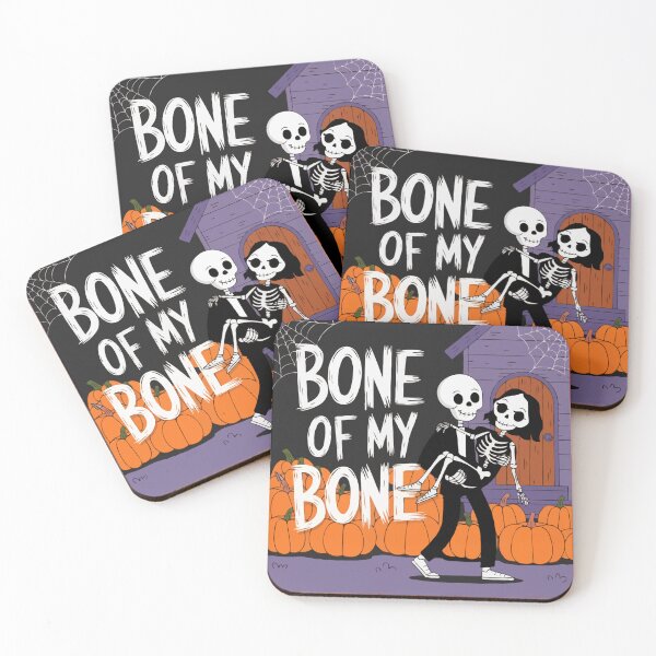 Item preview, Bone of My Bone" Halloween Skeleton Couple – Cute & Spooky Halloween Graphic designed and sold by Collision19.