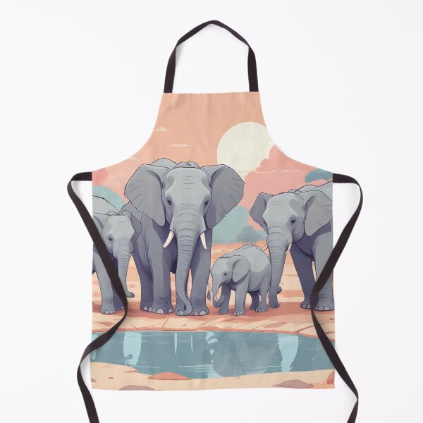 Item preview, Elephants at the Waterhole designed and sold by WildlifeInc.
