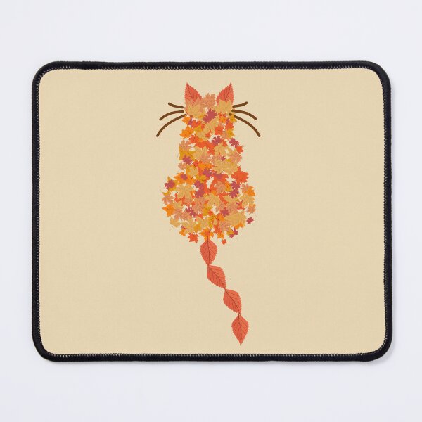 Item preview, Autumn Leaves Fall Cat for Celebrating the Season designed and sold by vwagenet.