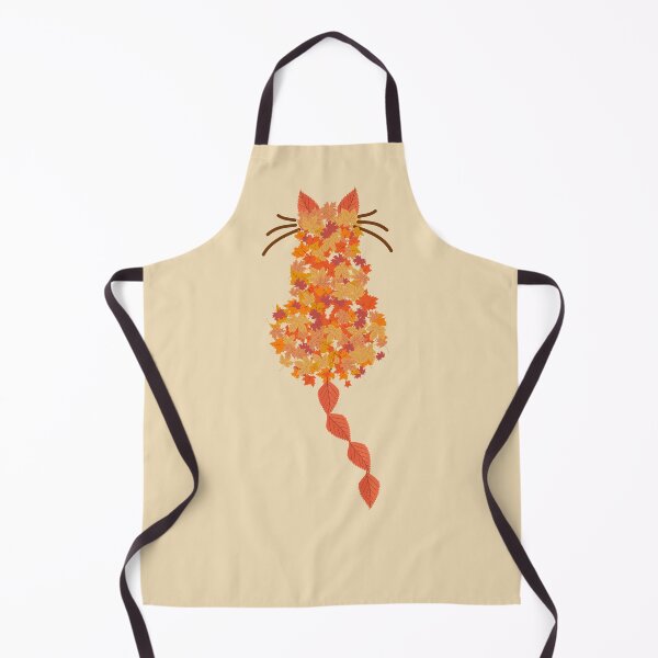 Item preview, Autumn Leaves Fall Cat for Celebrating the Season designed and sold by vwagenet.
