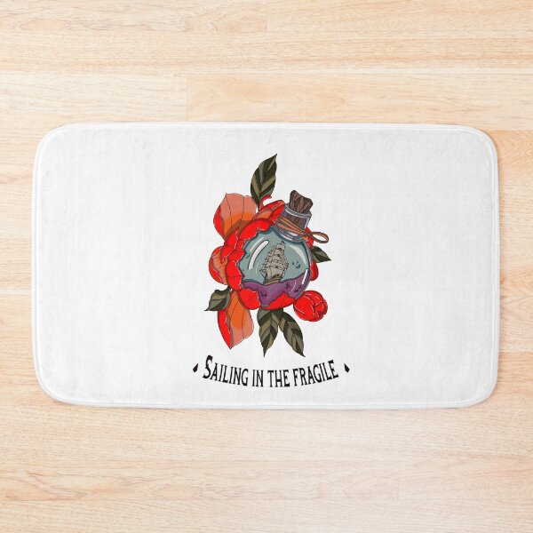 Item preview, Peony and jar with boat designed and sold by BamArtstudio.