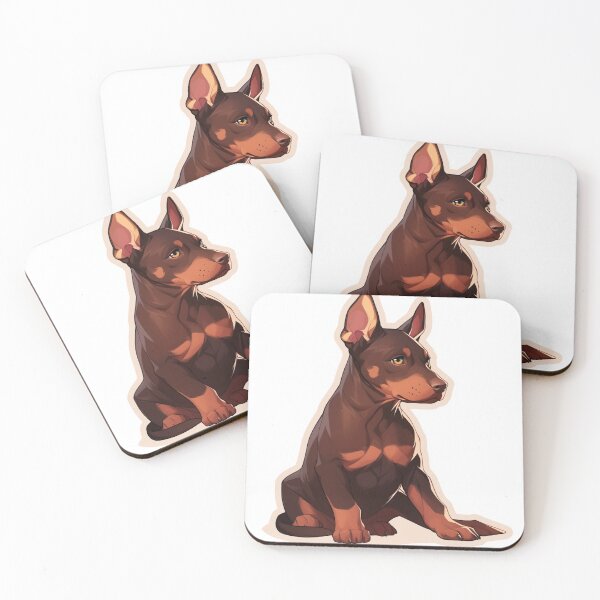 Item preview, Cute Doberman // Bone // Guarding dog // Best Friend // Dog Paw designed and sold by SMARTKIT  DESIGNAGENCY.