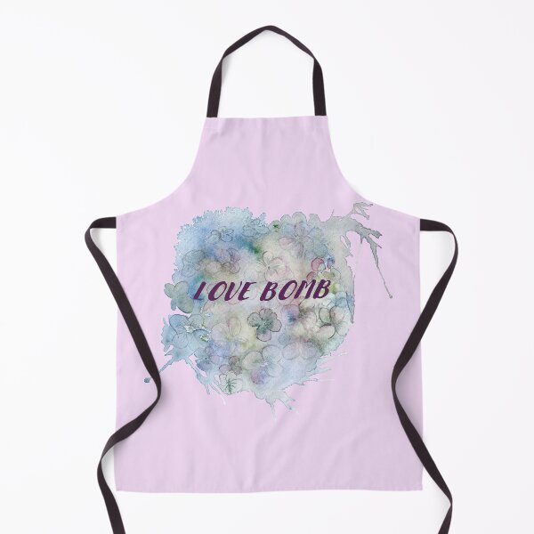Item preview, Love Bomb - a heart of exploding watercolour hydrangeas designed and sold by RPrince1.