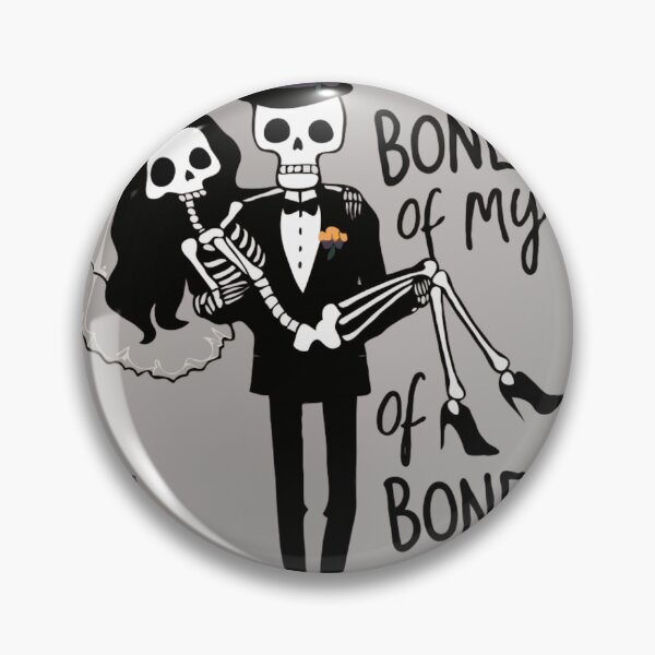 Item preview, Bone of My Bone Halloween Skeleton Couple – Cute & Spooky Halloween Graphic designed and sold by Collision19.