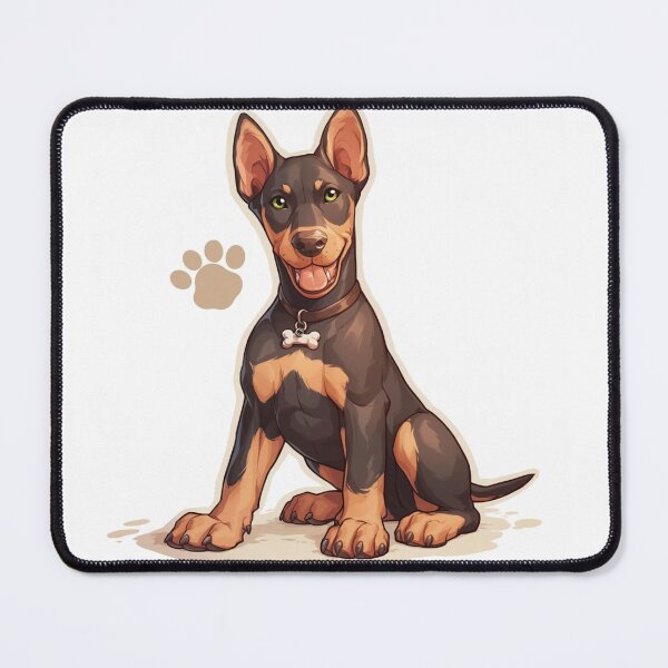 Item preview, Cute Doberman // Bone // Guarding dog // Best Friend // Dog Paw designed and sold by SMARTKIT  DESIGNAGENCY.