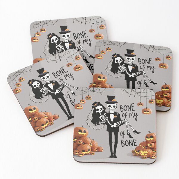 Item preview, Bone of My Bone Halloween Skeleton Couple – Cute & Spooky Halloween Graphic designed and sold by Collision19.
