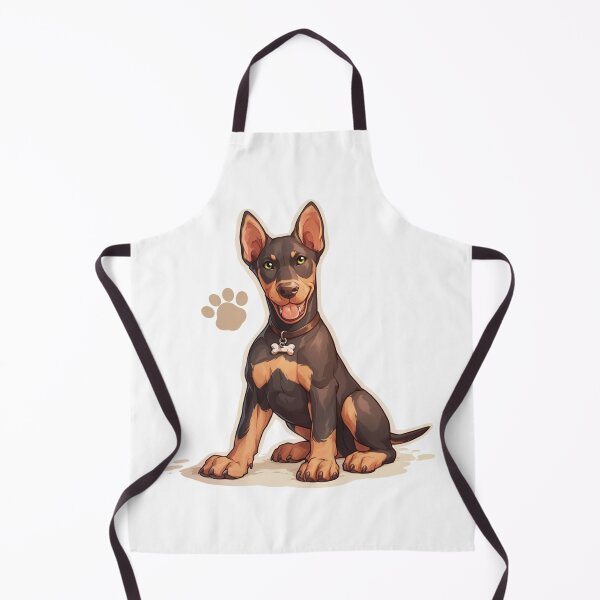 Item preview, Cute Doberman // Bone // Guarding dog // Best Friend // Dog Paw designed and sold by SMARTKIT DESIGNAGENCY.