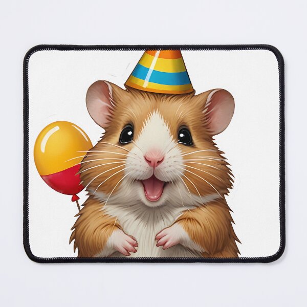 Item preview, Festive Hamster Birthday Party ?? designed and sold by Venta Mix  JellycientArt.