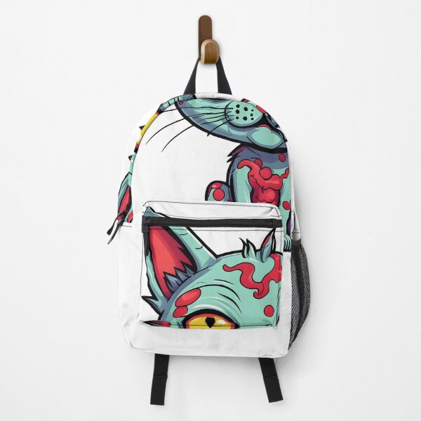 Item preview, Zombie Cat Sticker T-shirt Halloween designed and sold by Travelcases.