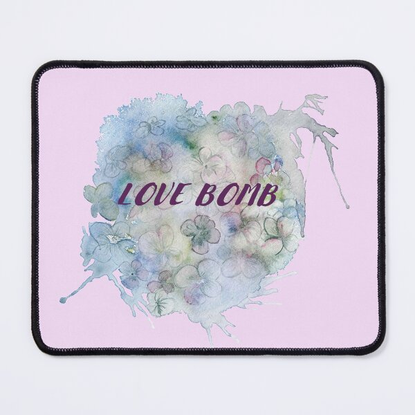 Item preview, Love Bomb - a heart of exploding watercolour hydrangeas designed and sold by RPrince1.